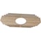 Ekena Millwork Chrysler Wood Fretwork Pierced Ceiling Medallion, Red Oak, 22"W x 11"H x 5 3/4"ID x 3/8"T CMWP22X11X0375CSRO - alternate 4